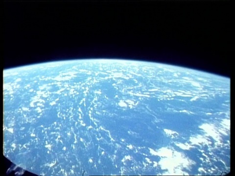 WA地球视图，STS 51-A，从太空视频素材
