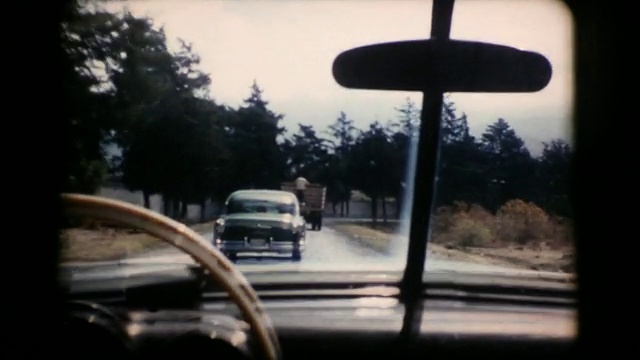古董16mm驾驶汽车1956 (HD1080)视频下载