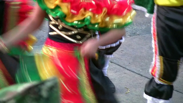 在狂欢节上跳舞视频素材