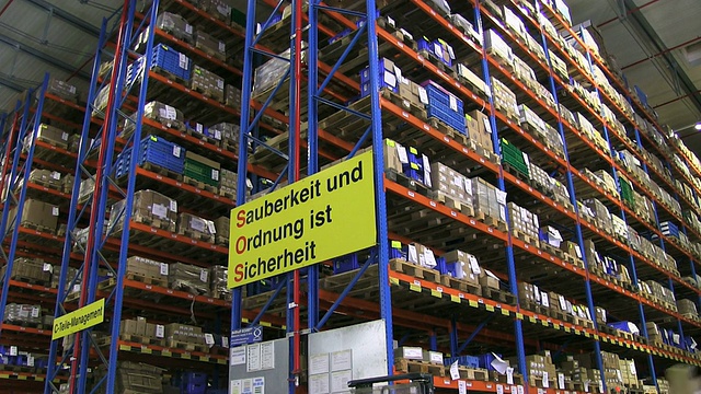 德国巴伐利亚欧芬巴赫货运公司注册仓库视频下载