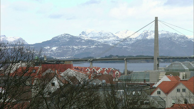 挪威斯塔万格镇中心视频素材