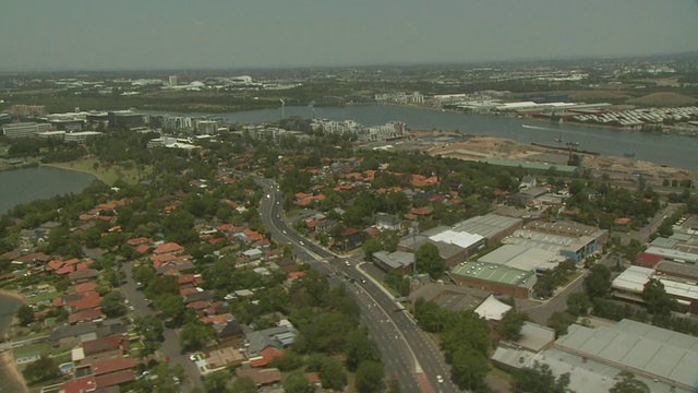 罗德和麦克韦恩公园，悉尼，新南威尔士州，澳大利亚，从空中视频素材