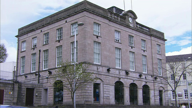 阿马图书馆，苏格兰街，北爱尔兰阿马视频素材