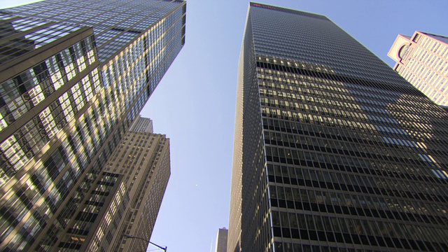 摩天大楼，美国纽约市视频素材