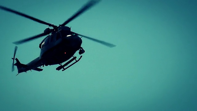海岸警卫队搜救直升机视频素材
