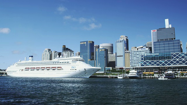 澳大利亚新南威尔士州悉尼，从达令港到悉尼大厦的悉尼CBD视频素材