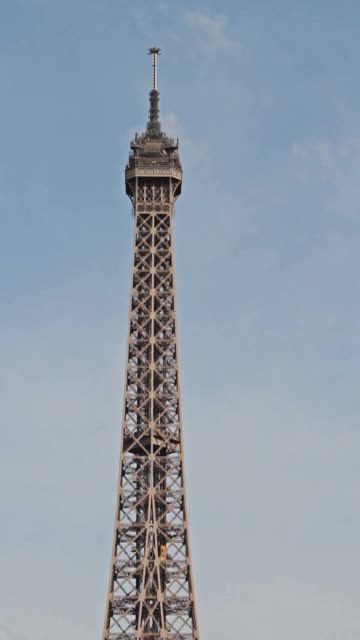 从法国巴黎特罗卡德罗参观埃菲尔铁塔视频素材