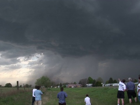 风暴追逐者观看阵风风暴，巨大的云，美国WA视频下载