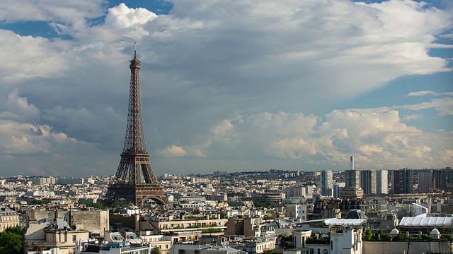 时间圈:巴黎埃菲尔铁塔视频下载