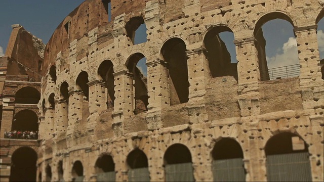 弗拉维安圆形剧场罗马竞技场高清视频视频素材