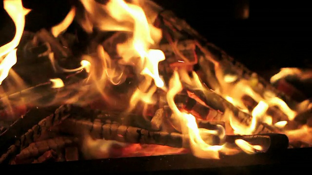 火和火焰视频素材