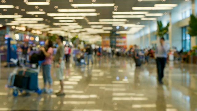 机场客运码头视频素材