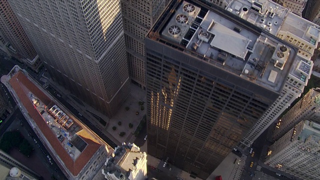 俯视华尔街地区。2006年拍摄的。视频下载