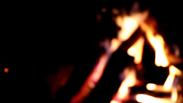 火燃烧的背景视频素材
