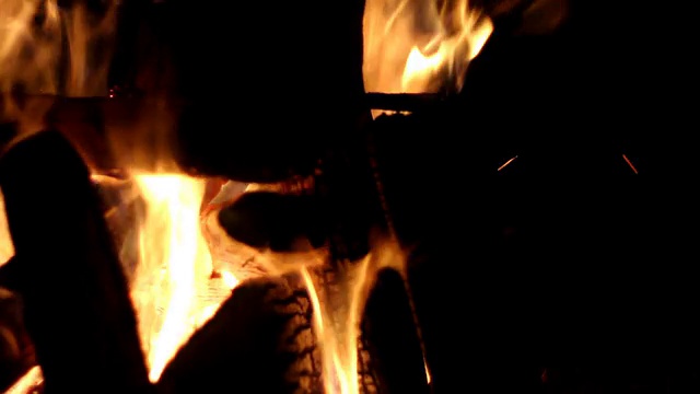 壁炉的背景视频素材