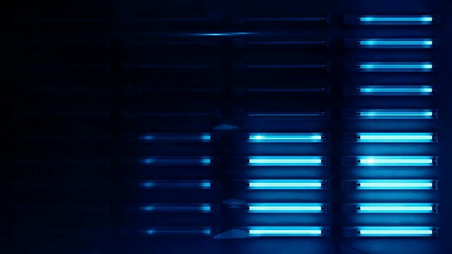 荧光墙背景环路-蓝色辉光(全高清)视频下载