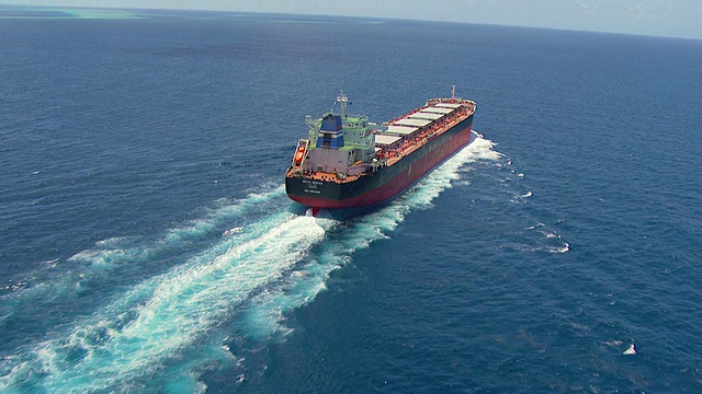 澳大利亚昆士兰海运煤货船图片视频下载