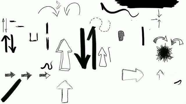 动画草图-手绘箭头(全高清)视频下载