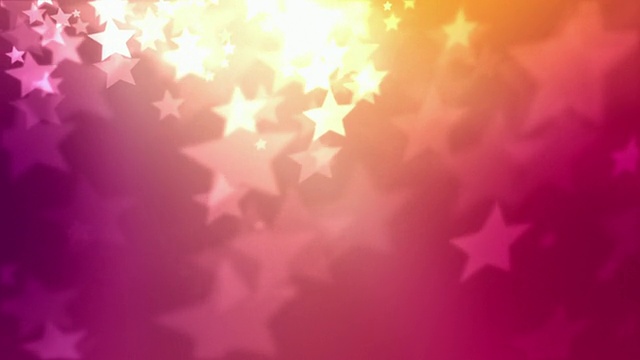 星星背景环-热带粉红色(全高清)视频素材