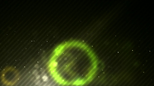下浮环-绿色视频素材