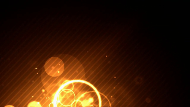下浮动环-火橙(高清环)视频素材