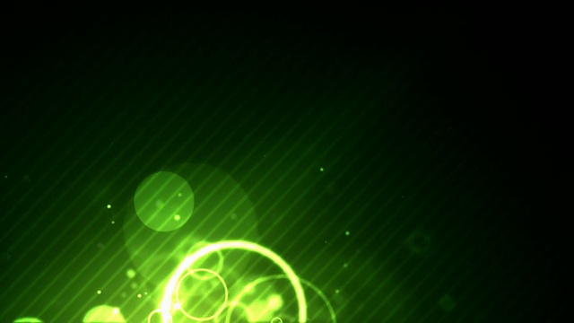下浮动环-绿色(高清环)视频素材