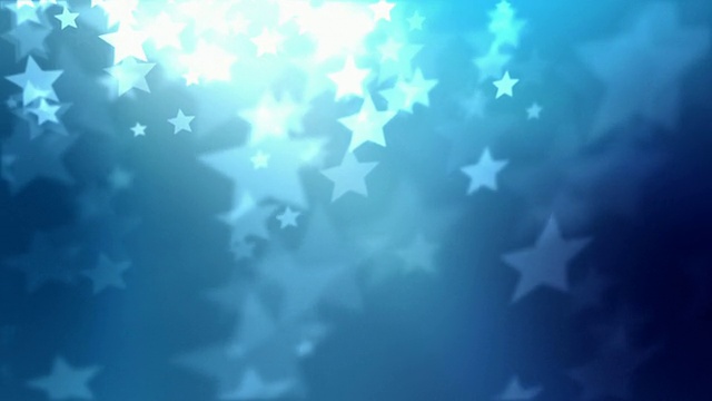 星星背景环-蓝色(全高清)视频素材