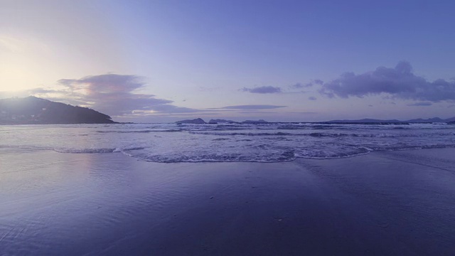 海洋在日落时分视频下载