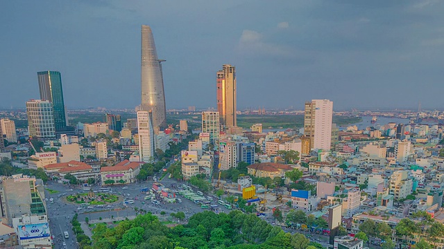 胡志明市-西贡，越南视频素材