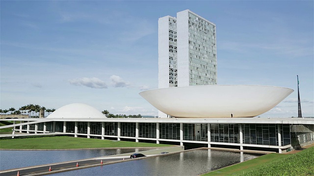 MS Parliament Buildings或National Congress / National Congress do Brasil / Brasilia，巴西视频下载
