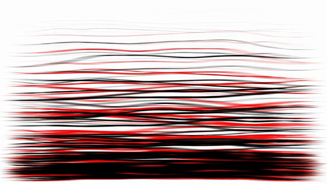 从上描:水平，红色和黑色(循环)视频素材