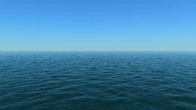 远眺大海-平静的水域视频下载