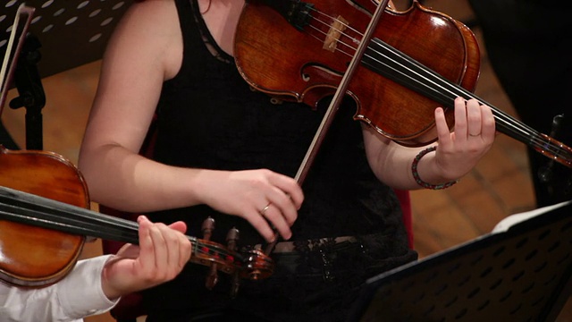 女人演奏中提琴视频下载