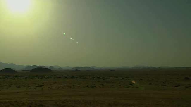 约旦亚喀巴省潘右射沙漠瓦迪拉姆视频素材