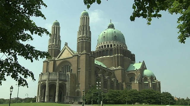 比利时布鲁塞尔教堂，佛兰德斯教堂视频下载