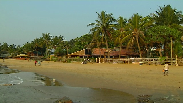斯里兰卡西部省份科伦坡左击海滩视频素材