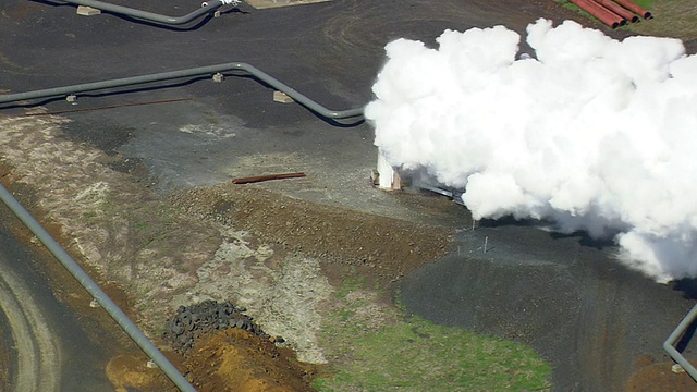 WS AREAIL冰岛Hellisheidi地热发电厂视图视频下载