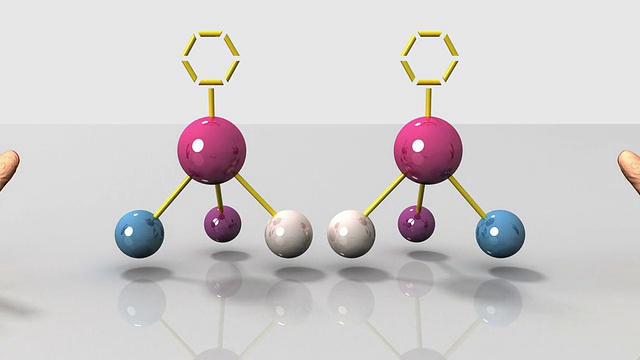 分子结构差异视频素材
