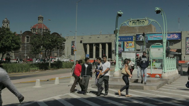 墨西哥城地铁入口视频下载
