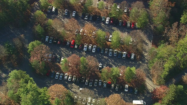 美国北卡罗来纳州停车场的汽车照片视频下载