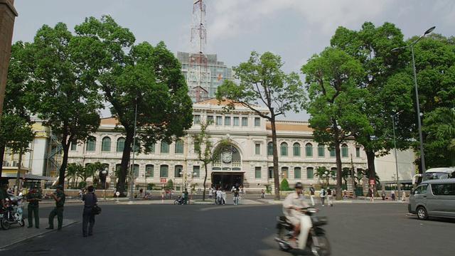 西贡邮政总局外面视频素材