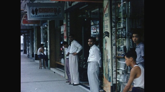 1950年代的香港九龙视频素材