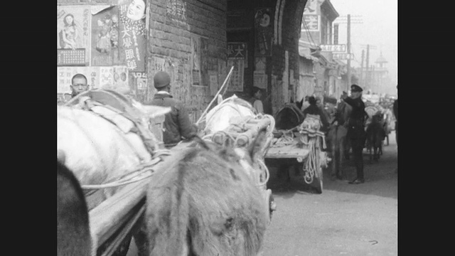 1930年的中国城市视频素材