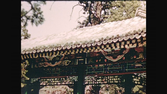 20世纪30年代的颐和园和白塔视频素材