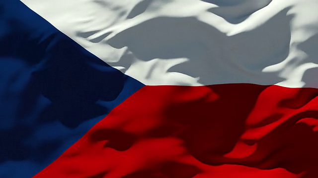 捷克国旗视频素材