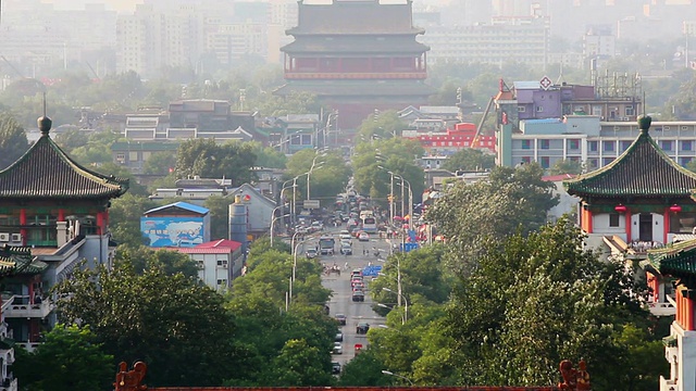 中国北京，景山公园的店门大街视频下载