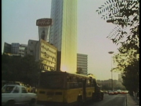 1986年的今天，蒙太奇，墨西哥城的场景视频下载