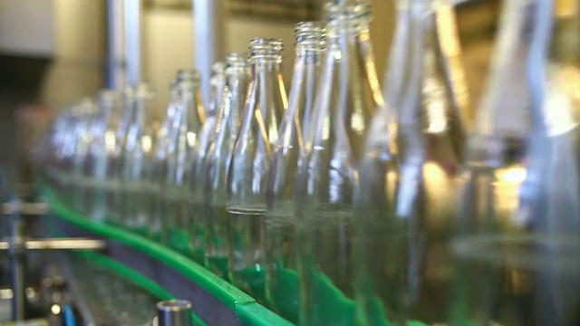 CU软饮料装瓶生产线视频素材