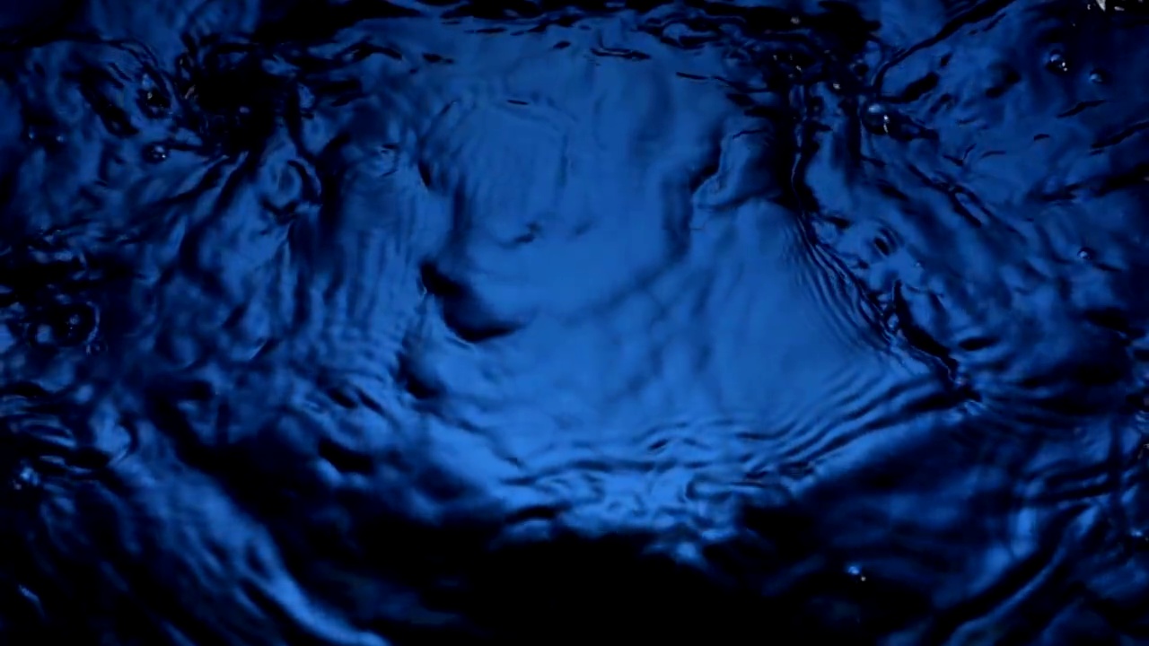 HD超级慢动作:水的涟漪视频素材