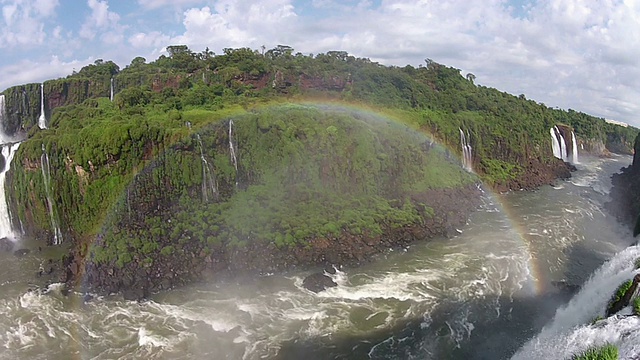 伊瓜苏瀑布高清视频。巴西视频素材